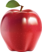 red apple